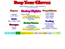 Tablet Screenshot of dropyourgloves.com